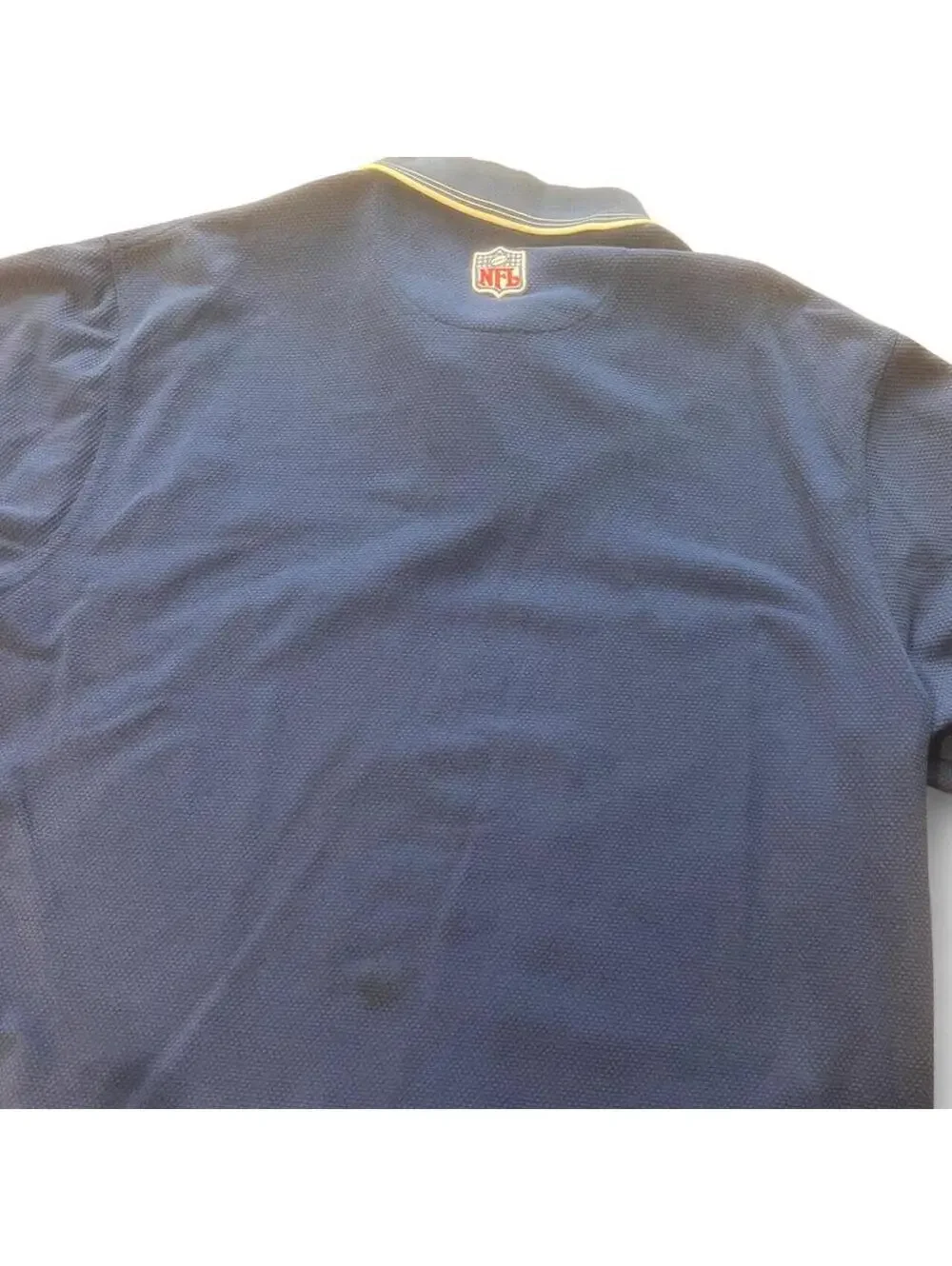 Y2K Nike New York Giants Blue Polo Shirt - Size XL